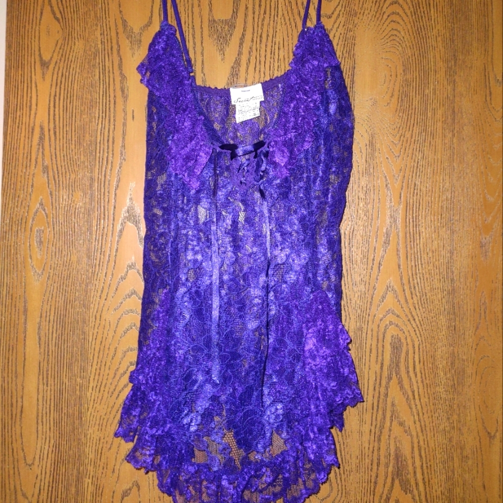 Purple Lingerie/Nightie Adults Only